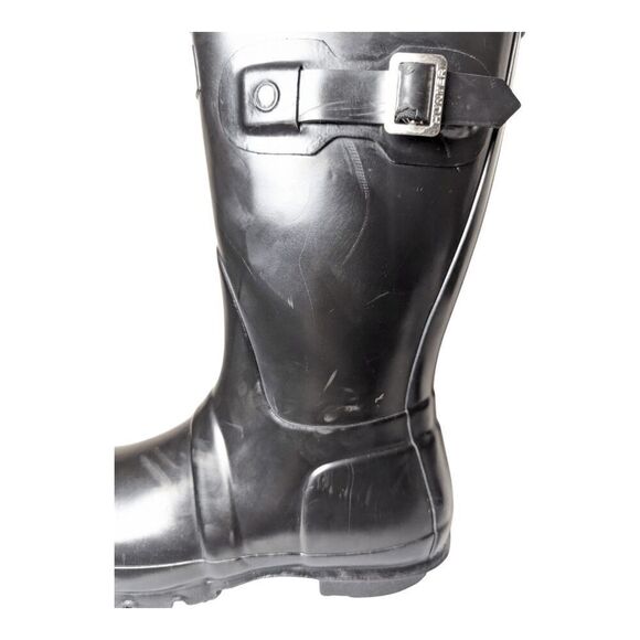 HUNTER Original Short Gloss Rain Boot Size 8 - Picture 12 of 16